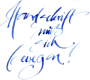 Oblique vs gerader Kalligrafie Federhalter, Blog